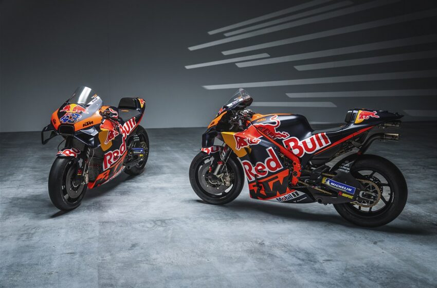  KTM unveils new 2023 racing MotoGP machines