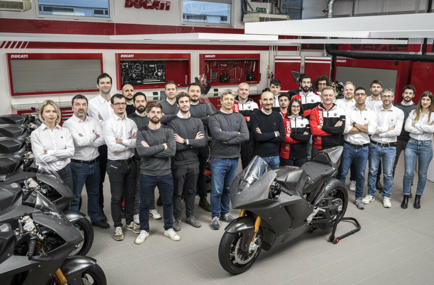  Ducati begins the production of their electric MotoE bikes