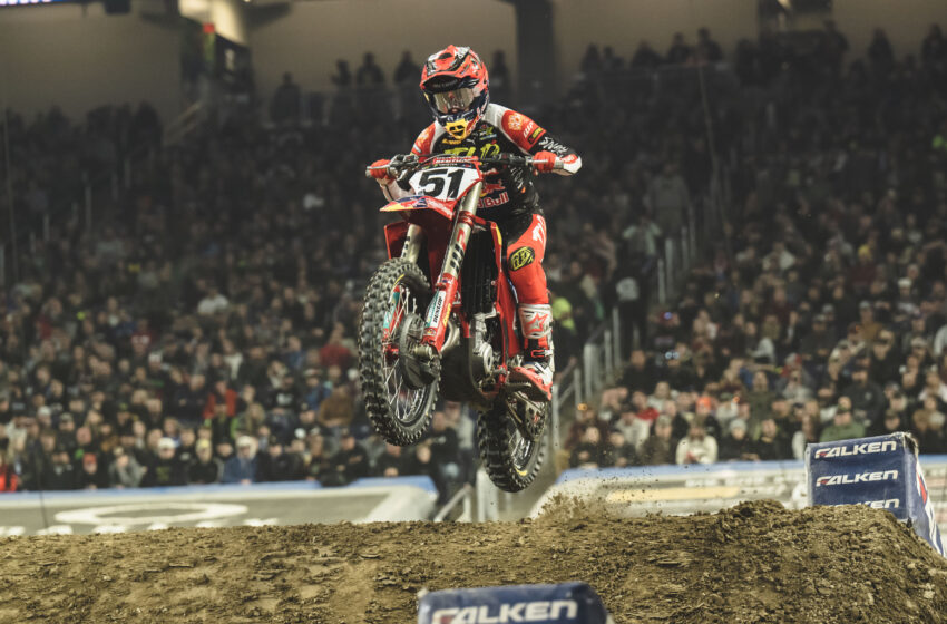  Justin Barcia stood fourth in AMA Supercross Series