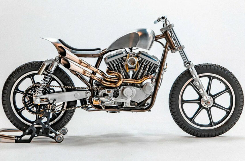  Colt Wrangler’s artistic custom Harley Sportster is treat to watch
