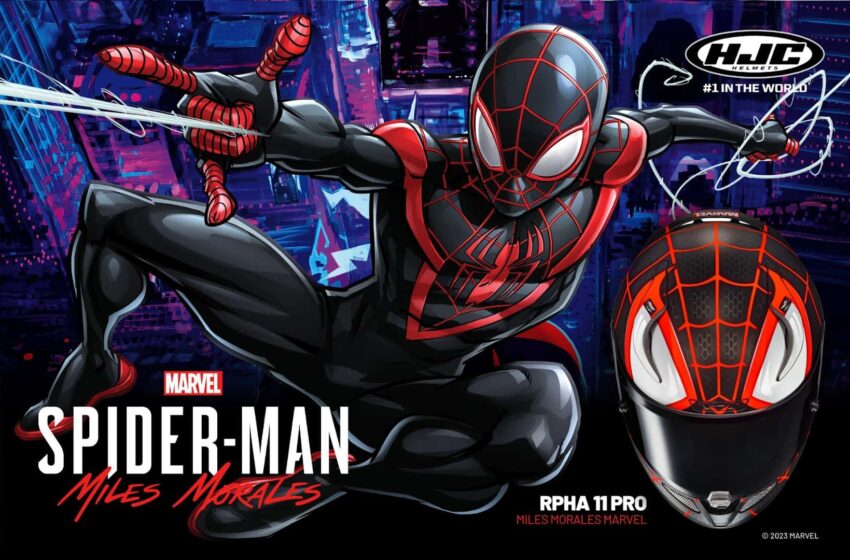 HJC brings new Miles Morales RPHA 11 helmet.HJC brings new M