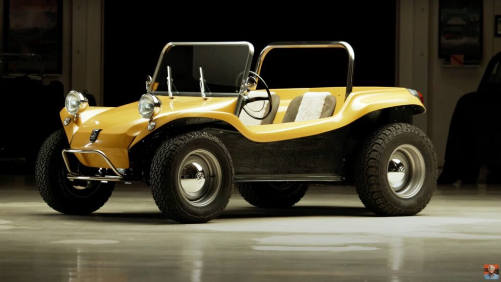 meyers-manx-has-a-airplane-engine-on-jay-lenos-garage