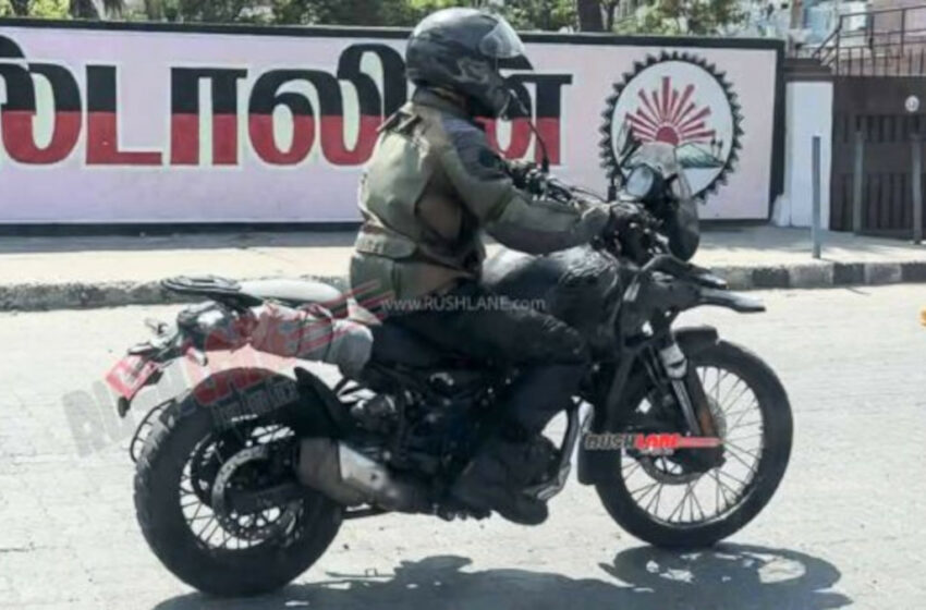  The new Royal Enfield Himalayan 450 is spied