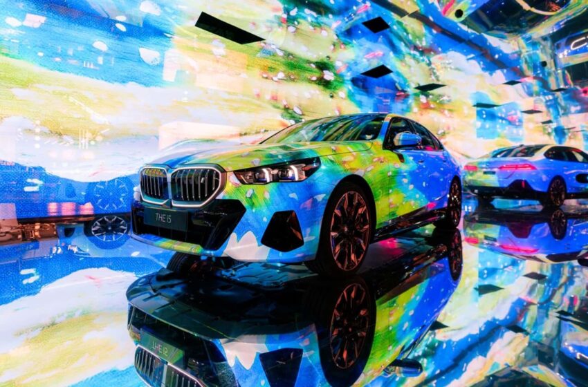  BMW’s i5 is the canvas for a new generation of artists
