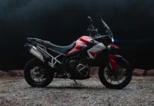 Desert Dominance Embodied: Meet the Tiger 900 Aragón Edition 2024-triumph-tiger-900-aragon-left-side-closeup-4