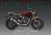 Reviewed by a Poet on Mushrooms: The Triumph Scrambler 400 X (Not Really)