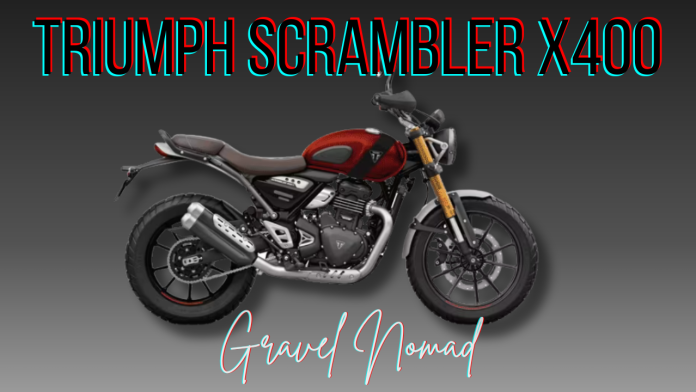 Reviewed by a Poet on Mushrooms: The Triumph Scrambler 400 X (Not Really) Reviewed by a Poet on Mushrooms: The Triumph Scrambler 400 X (Not Really)