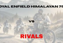 The New Middleweight Hierarchy: RE Himalayan 750 vs. the Competition The New Middleweight Hierarchy: RE Himalayan 750 Performance and Chassis vs. the Competition